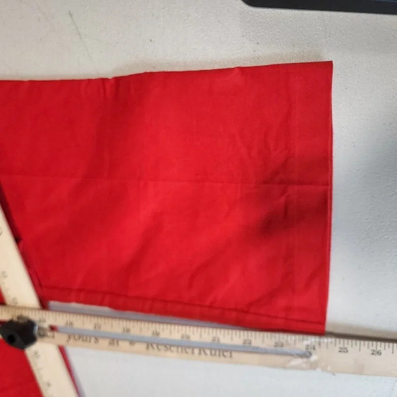 Halogen X Atlantic-Pacific Velveteen Kick Flare Pants In Red Blaze Size 12‎ NWT - Picture 12 of 12